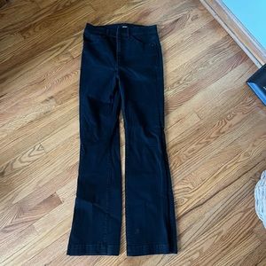 Express bootcut high rise jeans